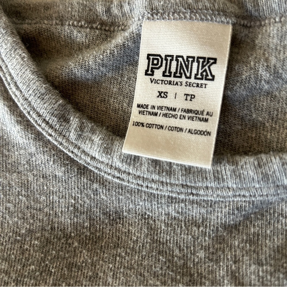 GUC Pink by Victoria’s Secret size XS  dolman sleeve tee. LOVE PINK on sleeves. - Picture 3 of 8